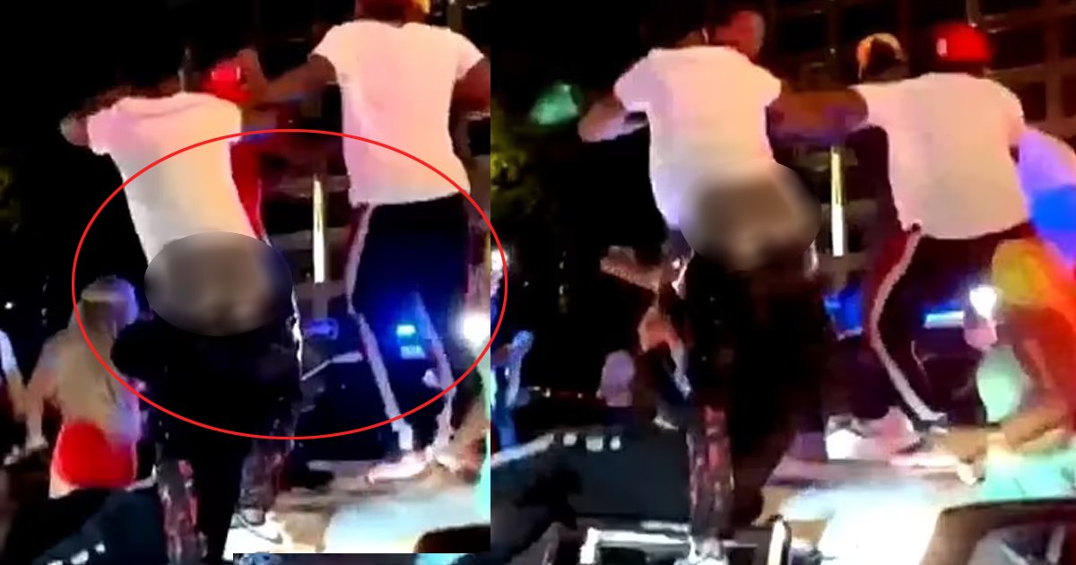 twerk 4.png?resize=412,275 - Officers Call For Help After Getting JUMPED By Mob That TWERKED On Their Car And Tried To Trespass Their Property