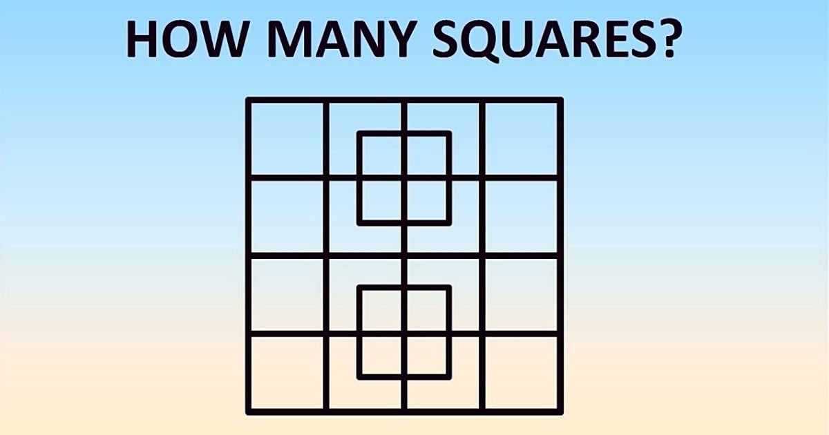 untitled design 9 2.jpg?resize=1200,630 - How Many Squares Can You Spot In This Viral Challenge? Only 1% Of People Can Find ALL Of The Squares