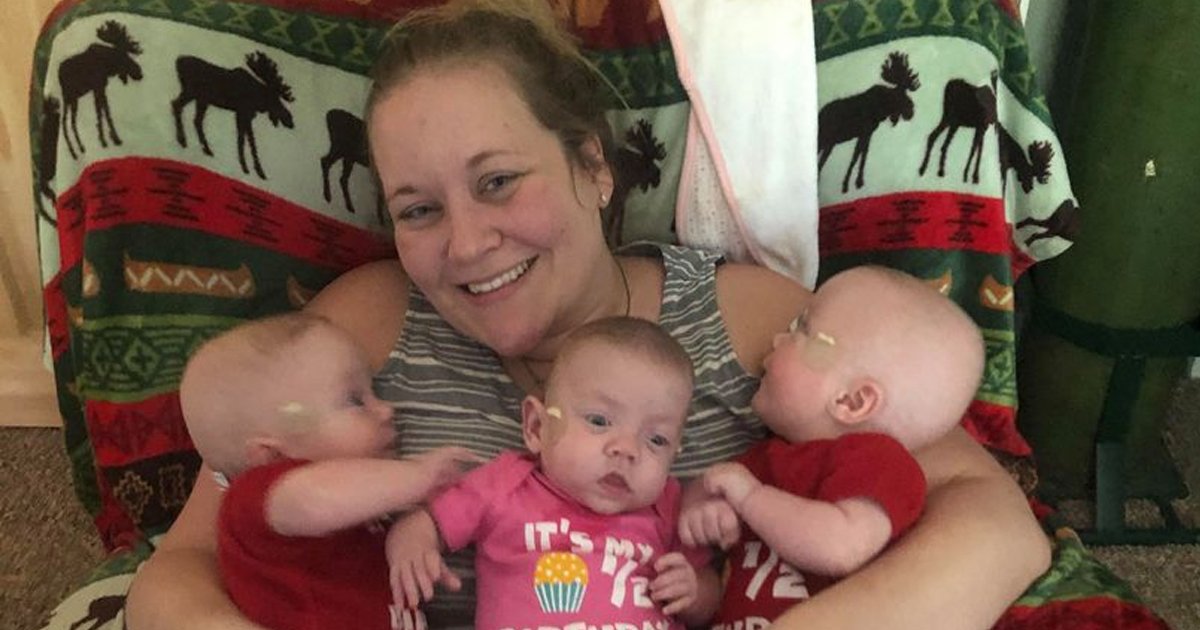 w4 21.jpg?resize=412,275 - Mum Sets World Record After Delivering Triplets In 'Different Decades'