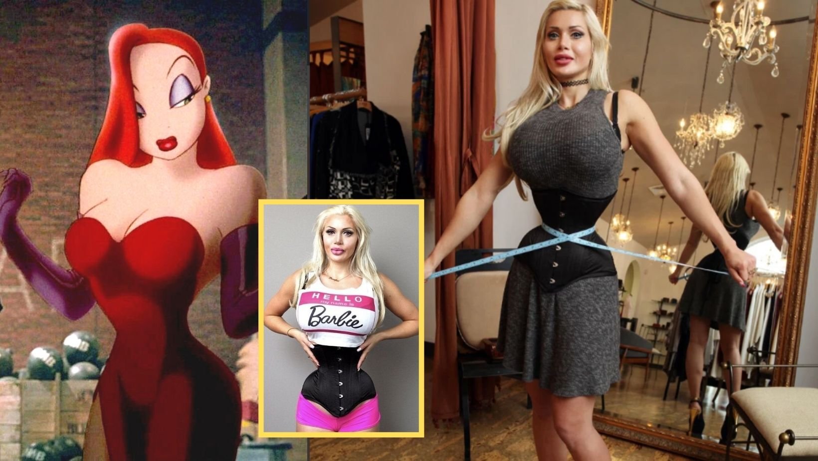 1 16.jpg?resize=1200,630 - Woman Had Her Ribs Removed To Achieve Jessica Rabbit’s 14-Inch Waist