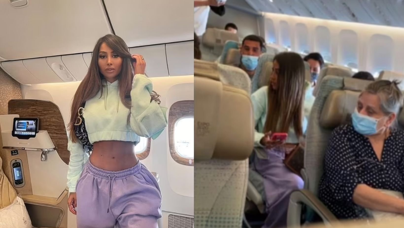 1 23.jpg?resize=1200,630 - Influencer Is Caught Faking Her Business Class Flight After A Fan Spotted Her Sitting In Economy