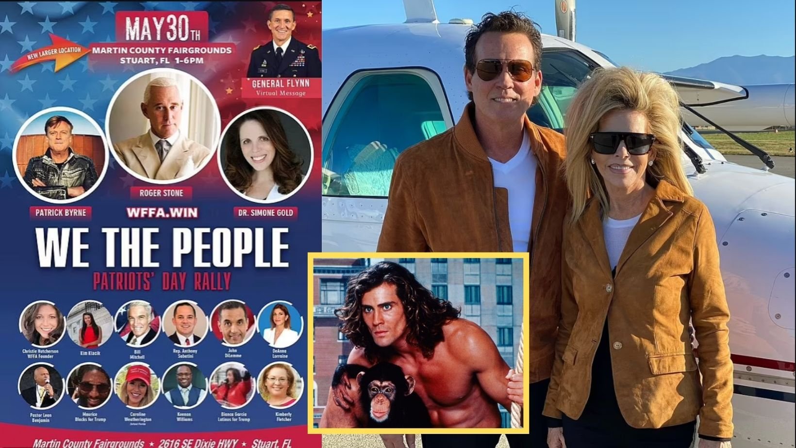 1 4.jpg?resize=412,232 - 90s Tarzan Actor Joe Lara, His Wife & Five Others 'Were En Route To MAGA Rally' When The Plane Crashed