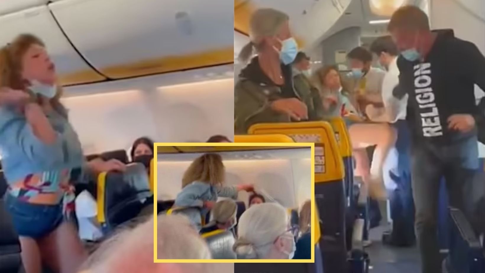 1 8.jpg?resize=412,232 - Woman Assaulted A Passenger & Lashed Out At Flight Crew After She Was Asked To Put Her Face Mask On