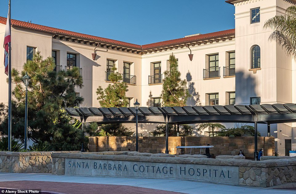 Santa Barbara Cottage Hospital in Santa Barbara, where Lilibet 