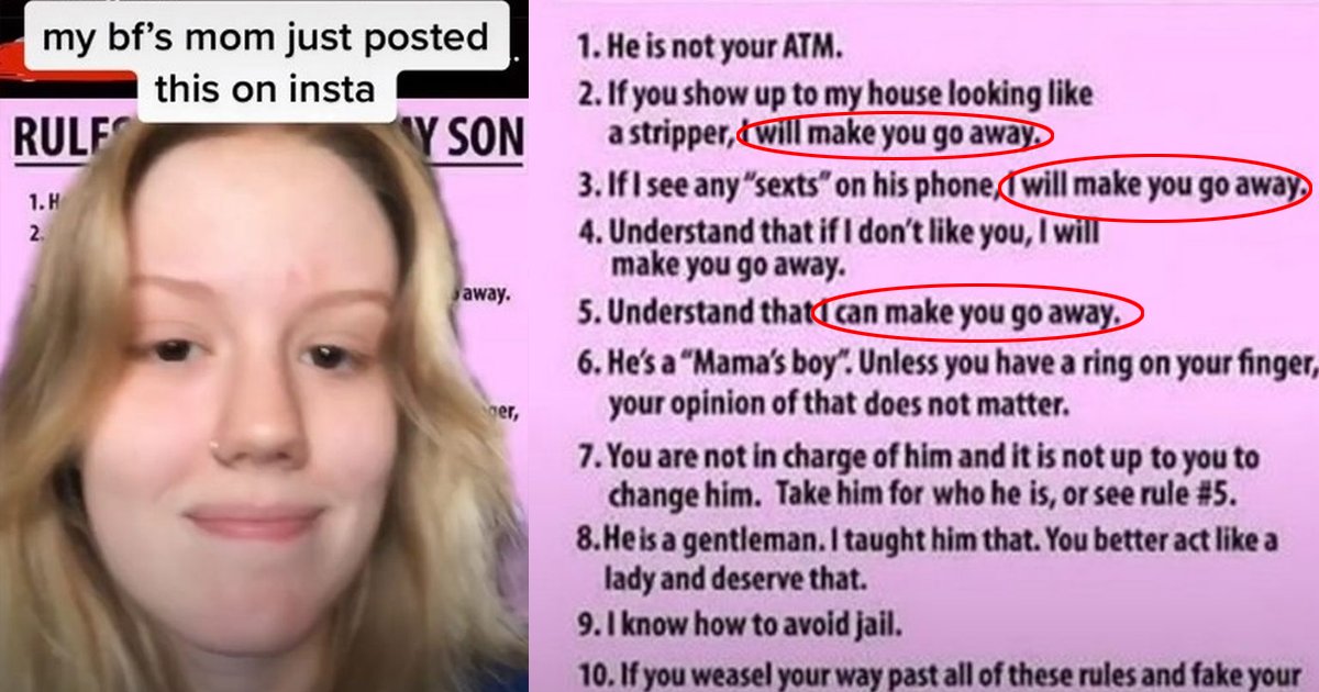 dating.png?resize=1200,630 - Mother Creates STRICT Dating Rules For Her Son And Threatens Girlfriend To "Make Her Go Away"