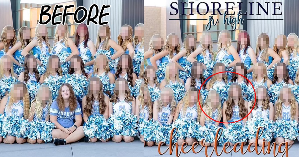 down.png?resize=1200,630 - Teenager With Down Syndrome Is DISHEARTENED At School Yearbook Photo EDITING Her Out In The Publication