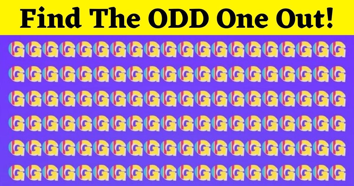 find the odd one out.jpg?resize=1200,630 - Can You Find The Odd One Out? Only 5% Of People Can Spot The Hidden Letter!