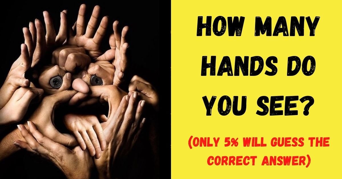 how many hands do you see.jpg?resize=1200,630 - How Many Hands Do You See In This Picture? 95% Of People Give The Wrong Answer!