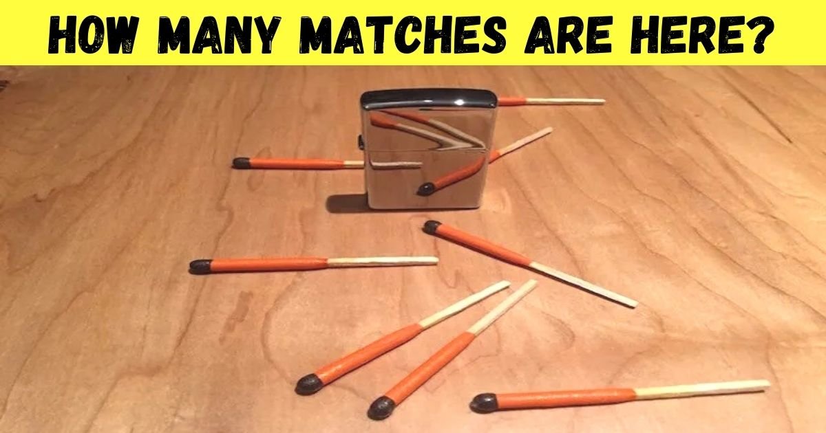 how many matches do you see.jpg?resize=1200,630 - How Fast Can You Count All Of The Matches In This Photo?