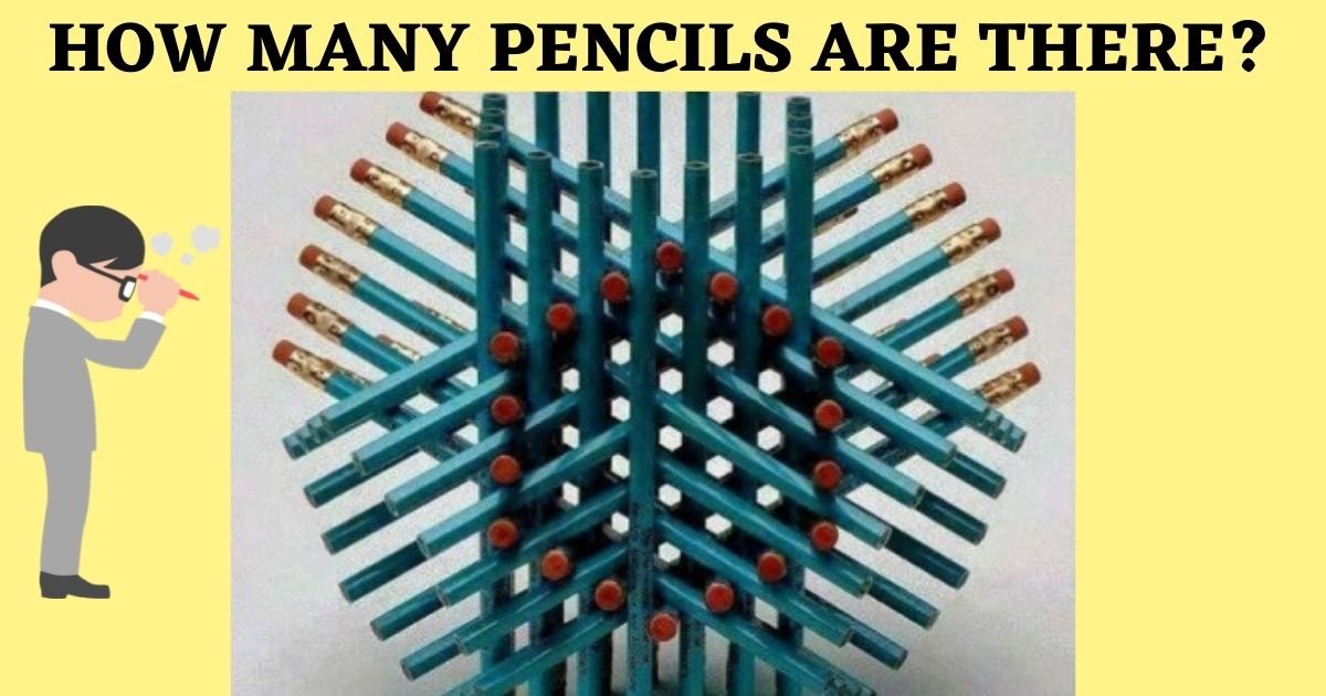 how many pencils are there.jpg?resize=1200,630 - How Many Pencils Do You See? There Are Many More Than Most People Can Find!
