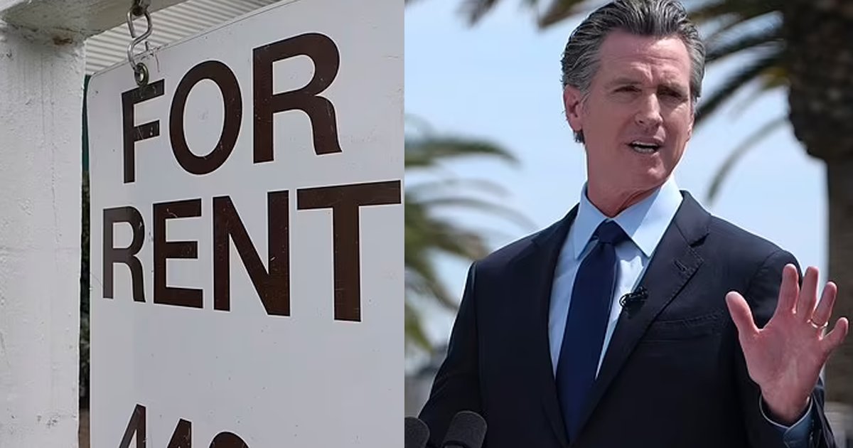 newsom.png?resize=1200,630 - Governor Newsom Declares That California Will Pay Off ALL Unpaid Rent For Lower Income Households That Have Been Affected By The Pandemic