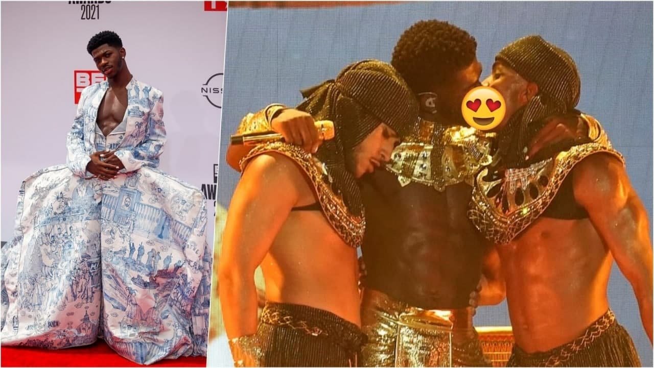 photo 2021 06 29 14 42 19.jpg?resize=412,232 - Lil Nas X Celebrates Pride Month With A Steamy On Stage Kiss During His Performance