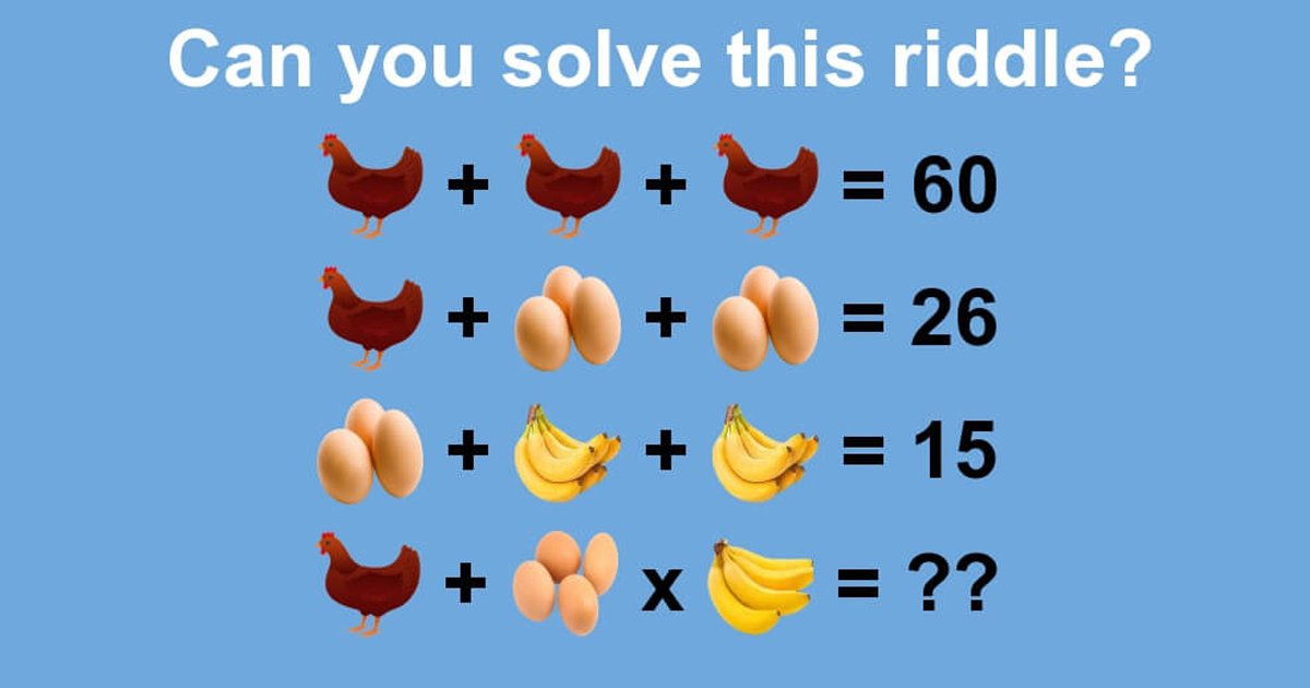 q1 6.jpg?resize=1200,630 - 90% Of Viewers Couldn't Solve This Tricky Riddle! Can You Figure It Out?