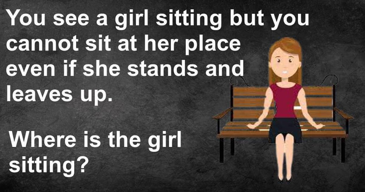 q2 16.jpg?resize=412,275 - Can You Figure Out Where Is The Girl Sitting In This Tricky Riddle?
