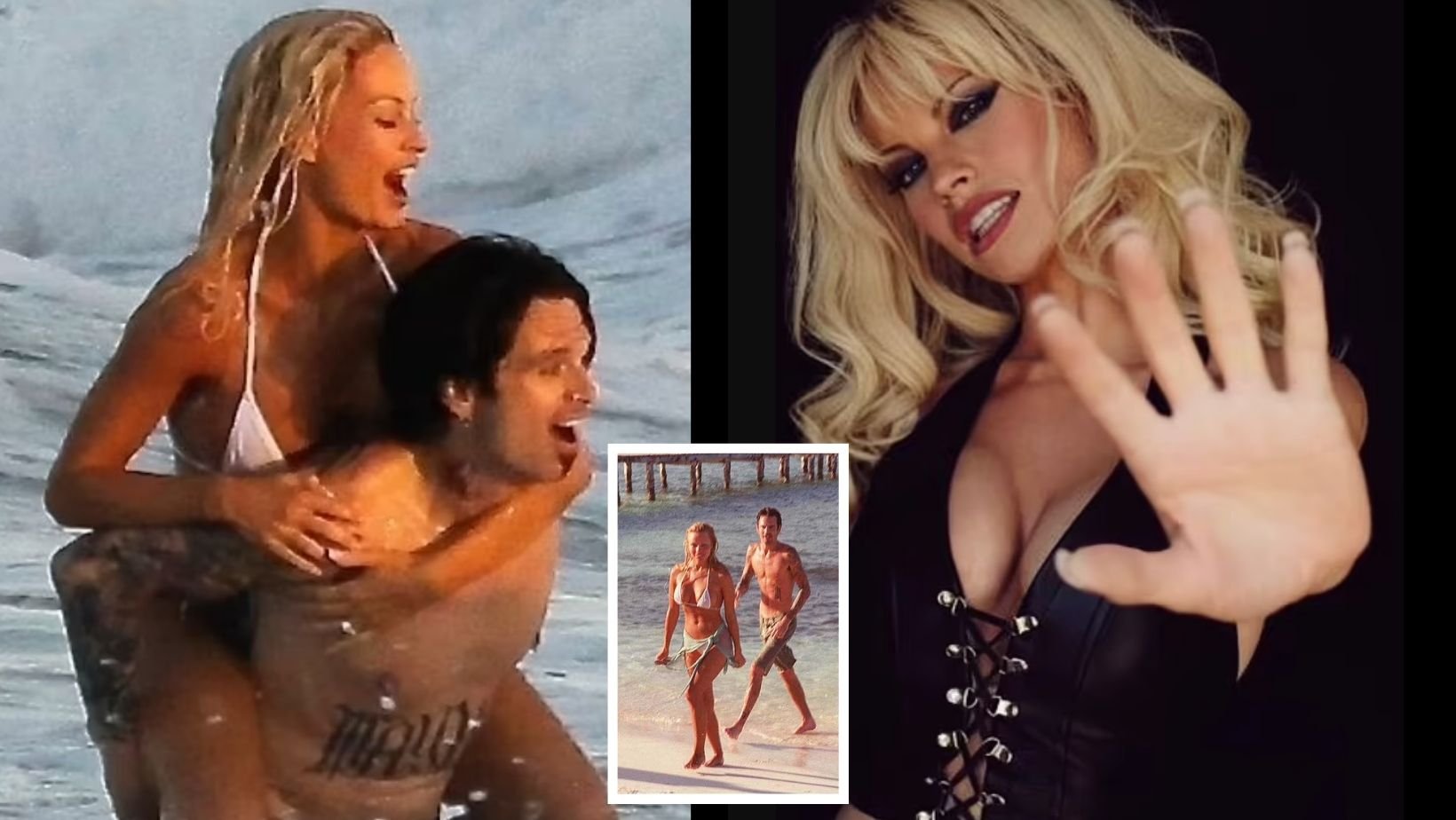 small joys thumbnail 1 15.jpg?resize=412,232 - Lily James Splashes Around With Sebastian Stan To Recreate Pam & Tommy's Shocking Beach Wedding In 1995