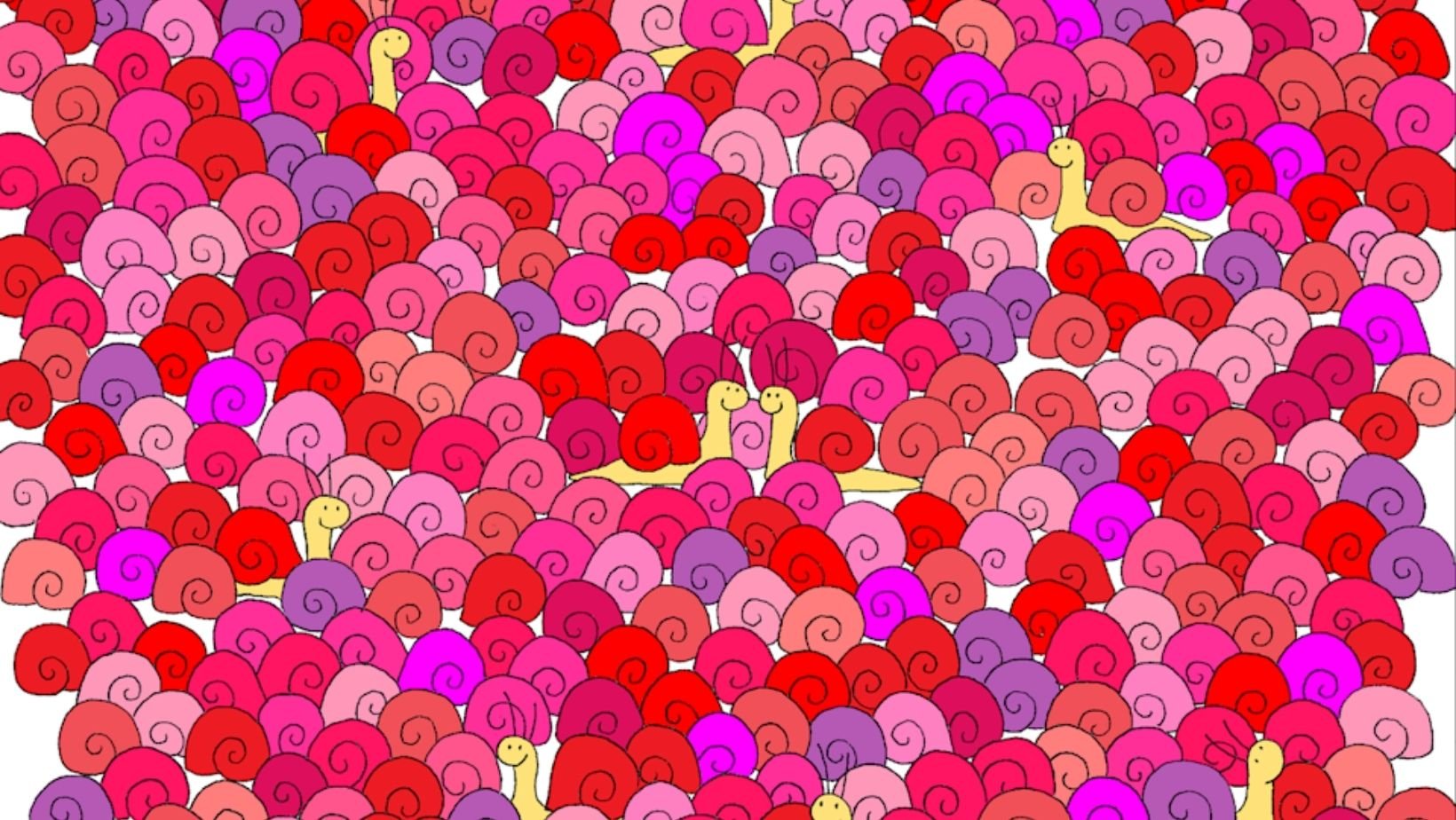 small joys thumbnail 16.jpg?resize=1200,630 - Can You Spot The Hidden ‘HEART’ Among The Colorful Snails?
