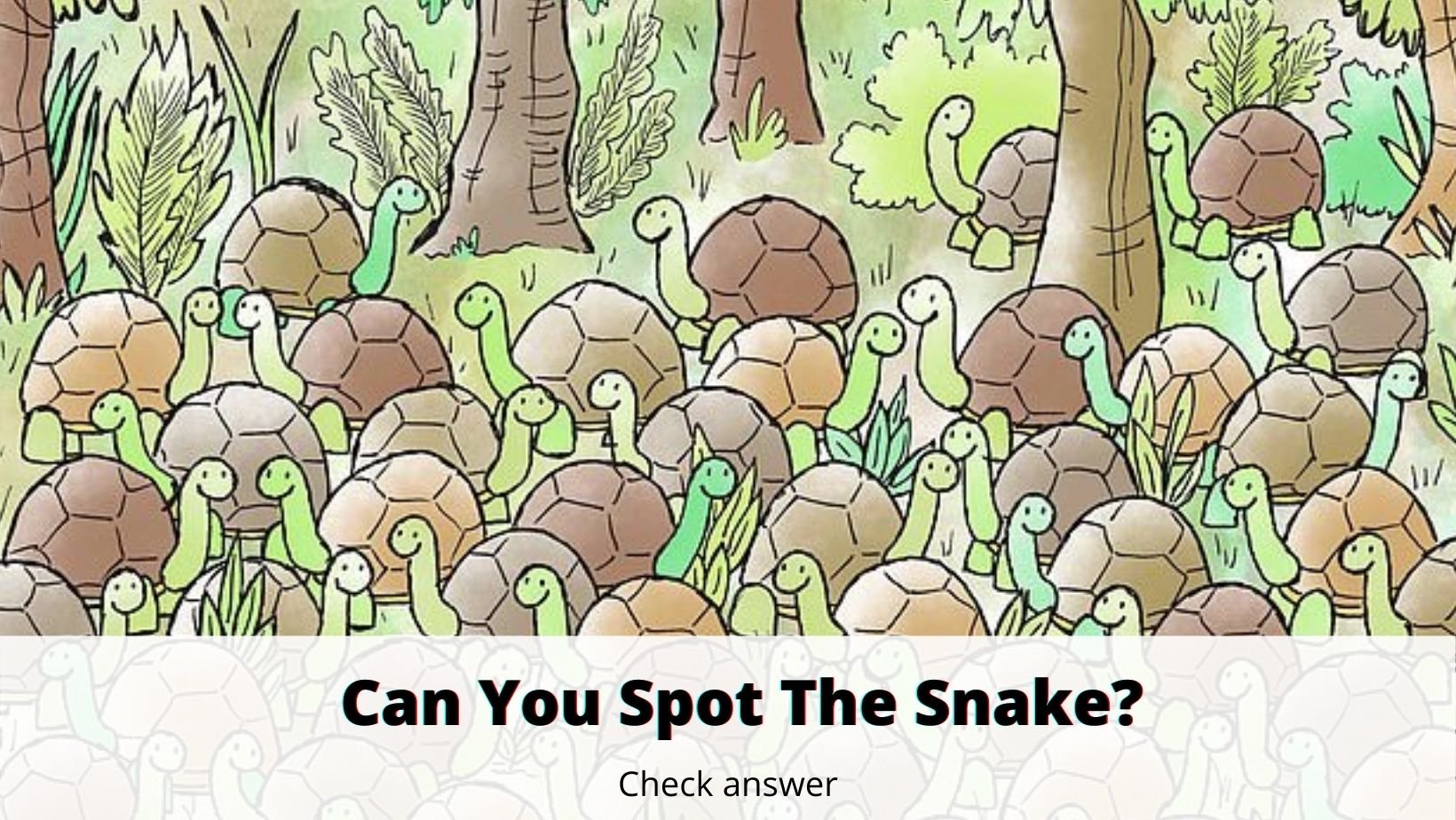 small joys thumbnail 6 2.jpg?resize=1200,630 - Can You Find The Snake Among The Turtles?