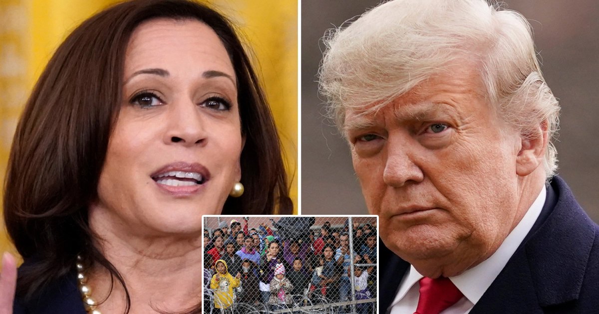 t1 44.jpg?resize=1200,630 - Trump Trolls Kamala Harris For FINALLY Visiting Border After He Announced His OWN Trip