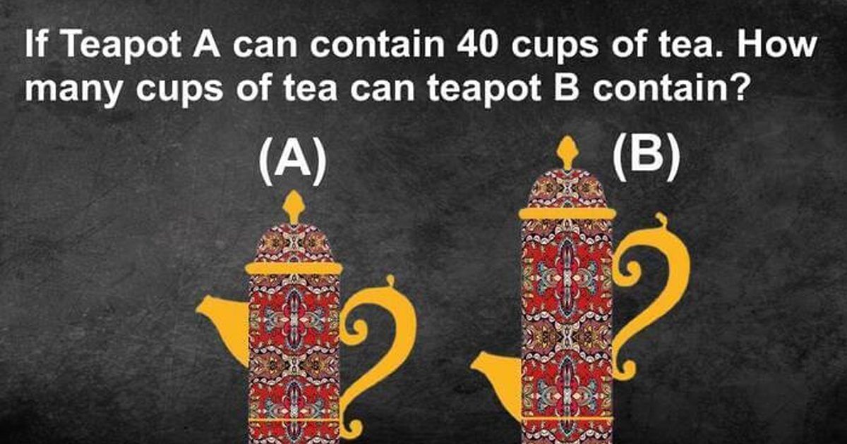 t3 40.jpg?resize=412,275 - This Teapot Brain Teaser Is Causing A Stir Online! Can You Solve It?