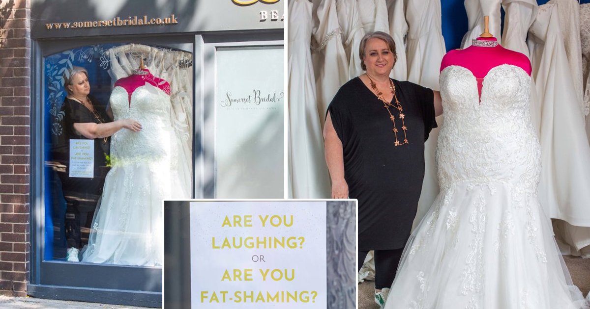 t3 46.jpg?resize=1200,630 - Shop Owner Faces Major Backlash After Displaying 'Plus-Size' Mannequin In Wedding Dress