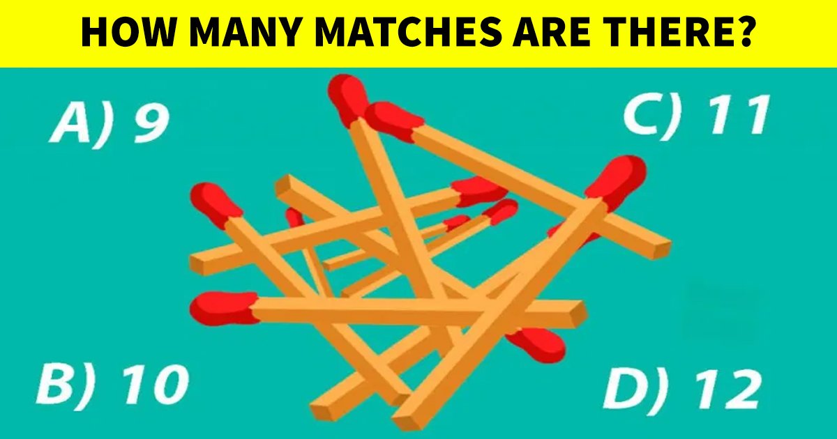 t4 46.jpg?resize=1200,630 - How Fast Can You Count The Correct Number Of Matches In This Image?