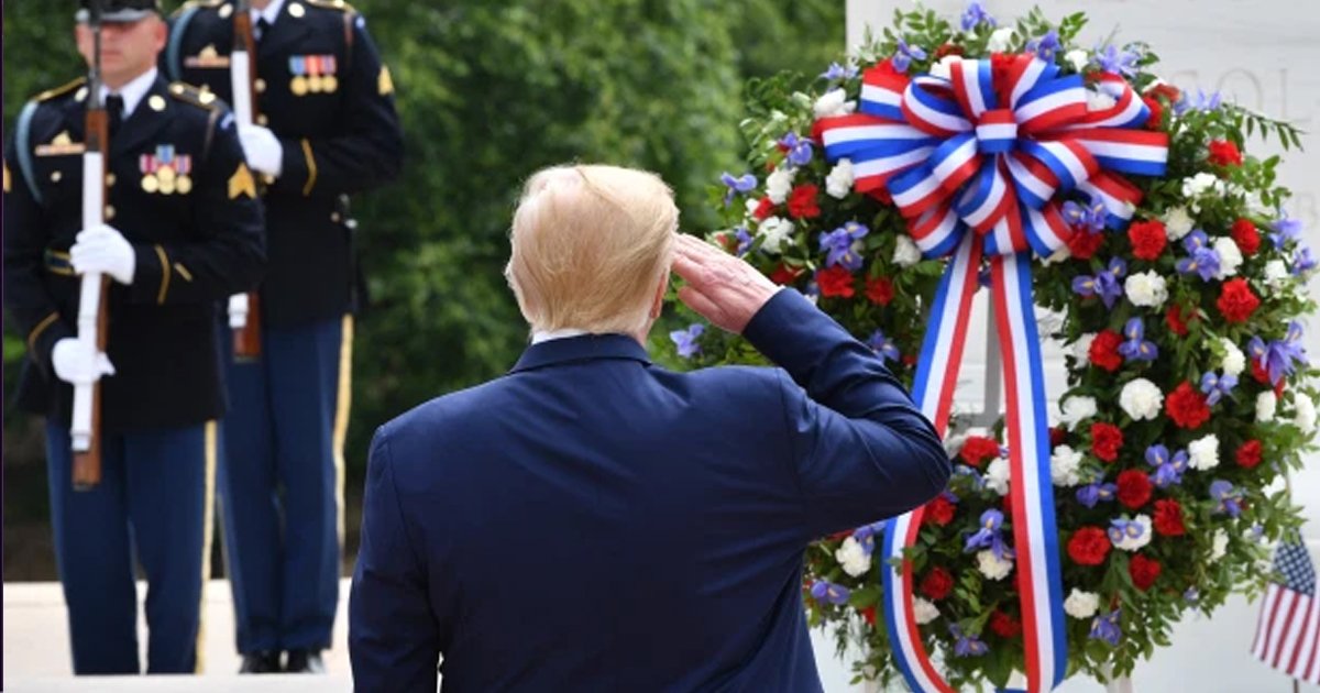 t6 30.jpg?resize=1200,630 - Donald Trump Honors Fallen Heroes Who Made 'Supreme Sacrifice' In Memorial Day Message