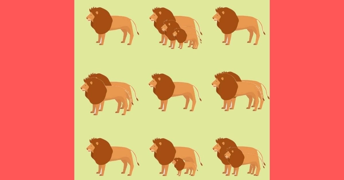 untitled design 4 2.jpg?resize=412,232 - How Fast Can You Spot All Of The Lions In This Picture? Only 5% Of People Will See Them All!