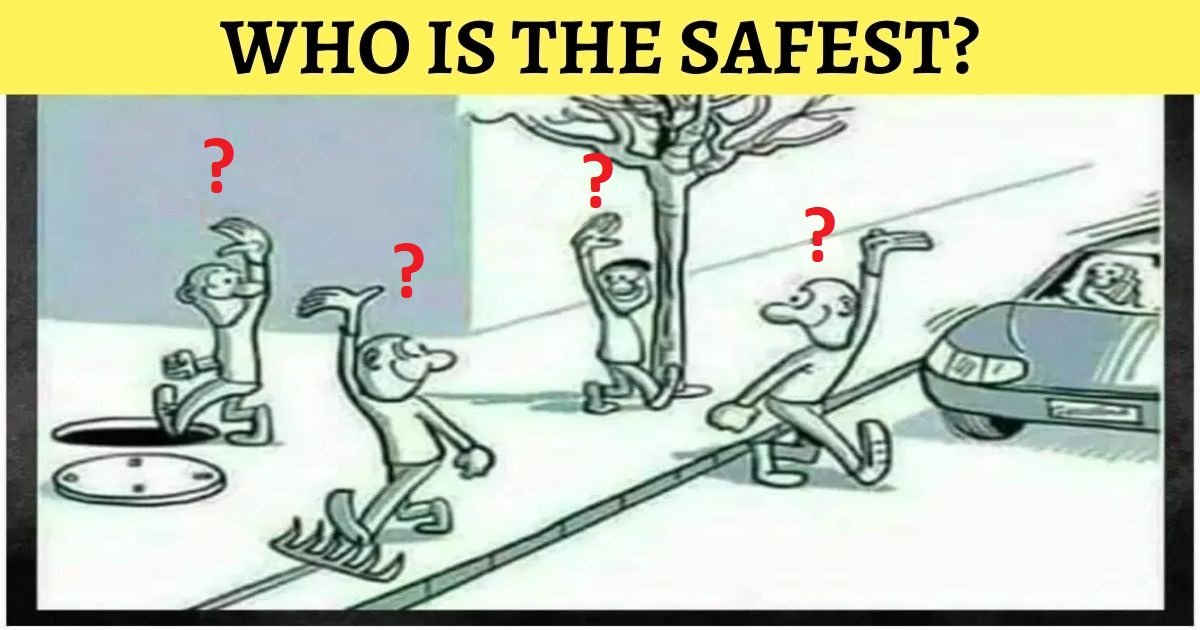 who is the safest.jpg?resize=1200,630 - Can You Figure Out Who Is The Safest Person In This Picture? 9 In 10 Viewers Will Get It Wrong!