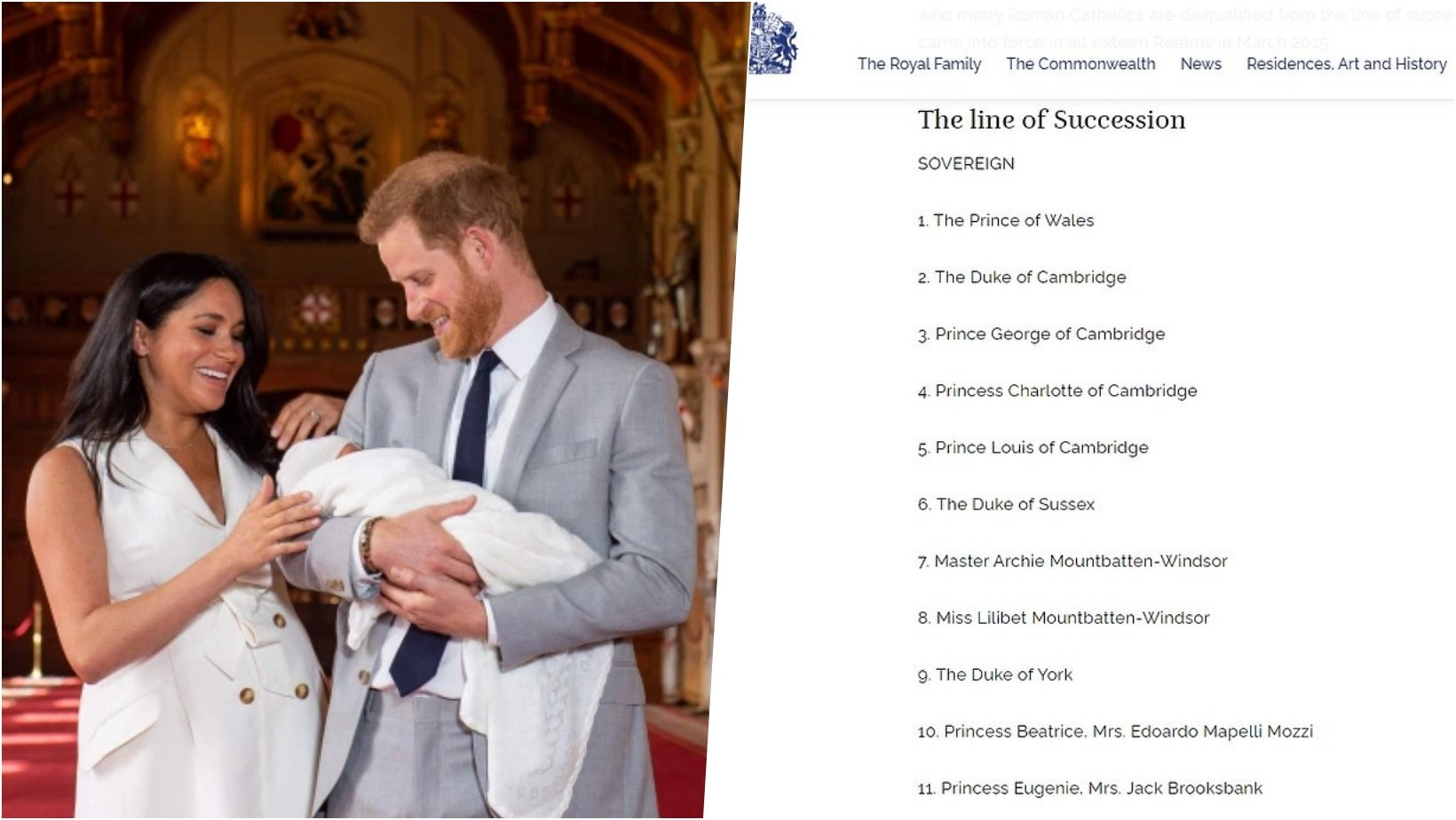 6 facebook cover 26.jpg?resize=412,275 - Lilibet Diana Is FINALLY Listed On The Royal Family’s Line Of Succession, Seven Weeks After Her Birth