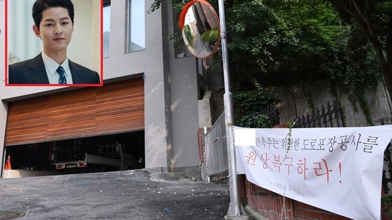 송중기 측, 건물 건축공사에 민원 들어오자 &quot;최대한 빨리 해결&quot; | SBS 뉴스