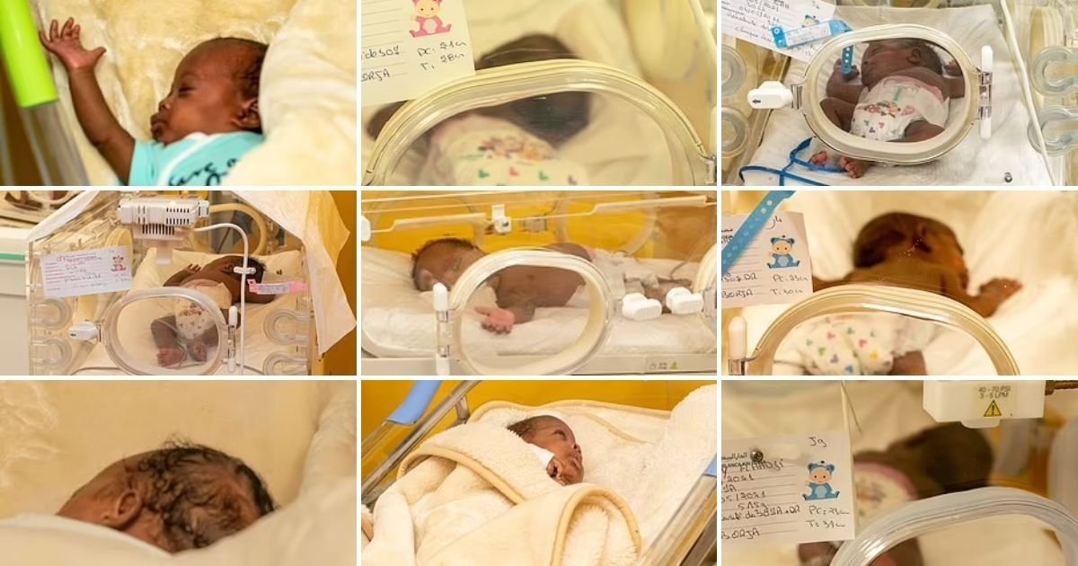 babies5.jpg?fit=1024%2C538&ssl=1&strip=all - Woman Who Gave Birth To World-Record NONUPLETS Says 'It Was Like An Endless Stream Of Babies Coming Out Of Me!'
