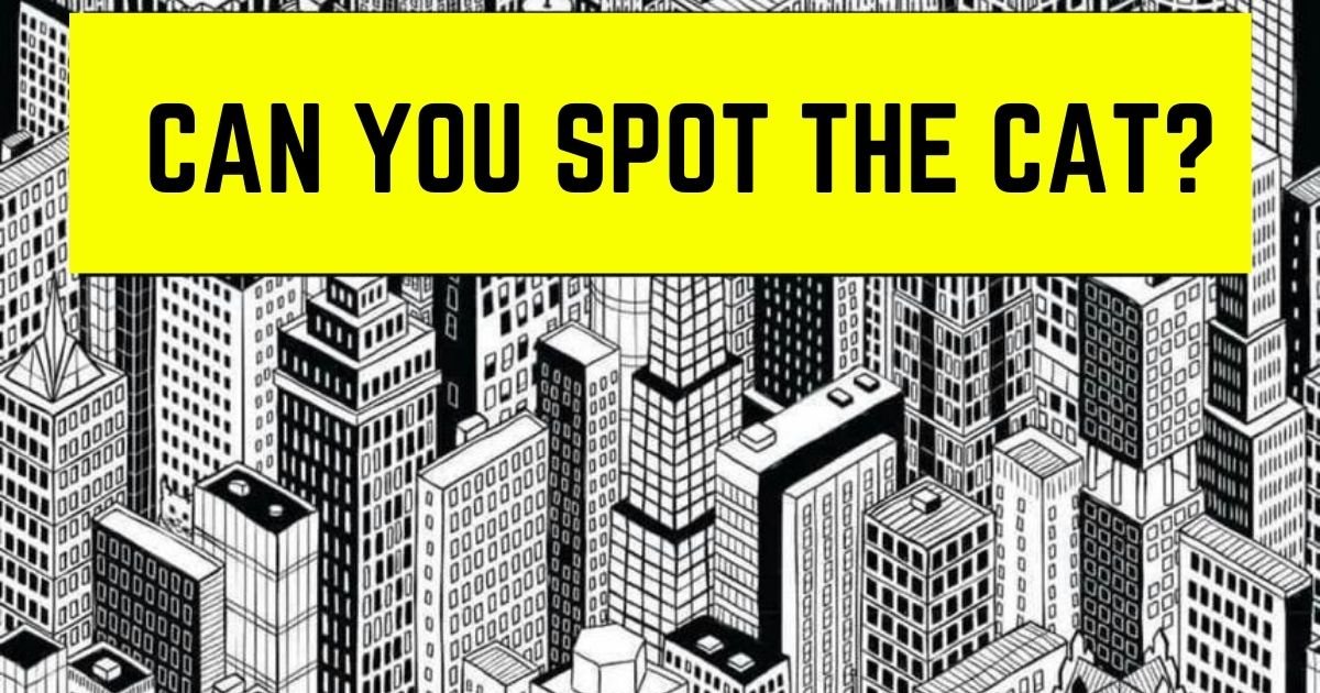 cat3.jpg?resize=412,275 - 90% Of Viewers Couldn't Spot The CAT Among Buildings! But Can You Find It?