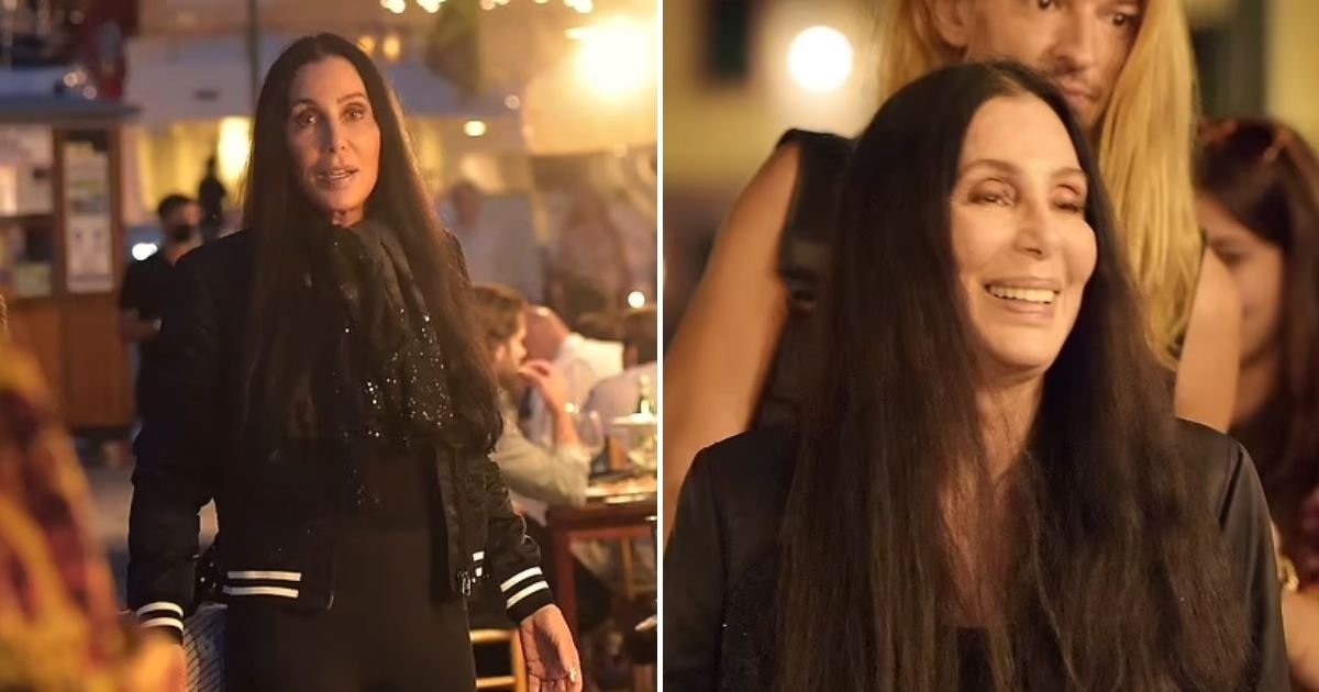 cher6.jpg?resize=412,275 - Cher, 75, Walks Barefoot After Struggling In Her Troublesome Shoes As She Showcases Her Ageless Physique