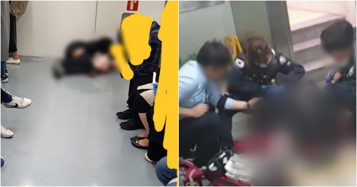 collage 90.png?resize=1200,630 - 지금 완전 난리난 서울 지하철 3호선에서 여자가 기절해 쓰러졌는데 아무도 돕지 않은 충격적인 이유