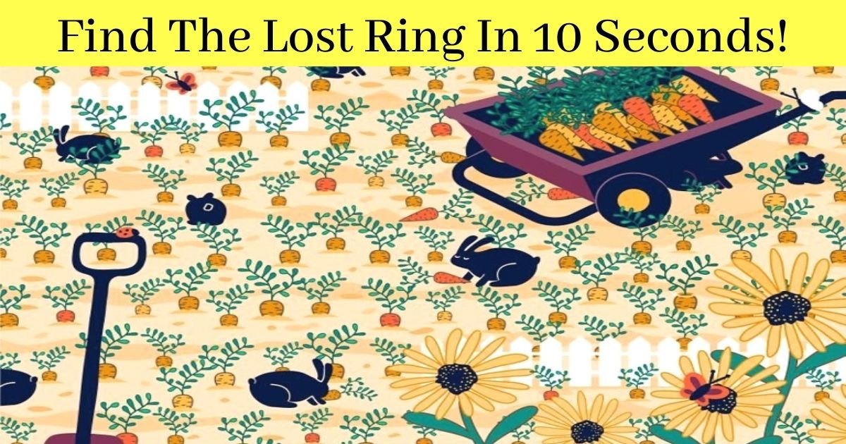 find the lost ring in 10 seconds.jpg?resize=412,232 - 90% Of People Couldn't Spot The Ring Hiding Among The Carrots! But Can You?