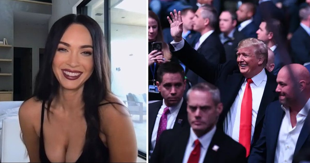 q1 41.jpg?resize=412,275 - "I Don't Align With Any Political Party"- Megan Fox Clarifies Stance After Calling Trump A 'Legend' At UFC 264