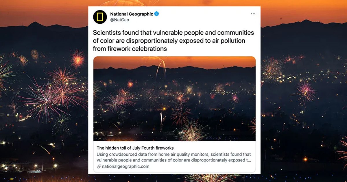 q3 33.jpg?resize=1200,630 - Outrage As National Geographic Tweet Calls ‘July 4th Fireworks’ RACIST With Scientific Proof