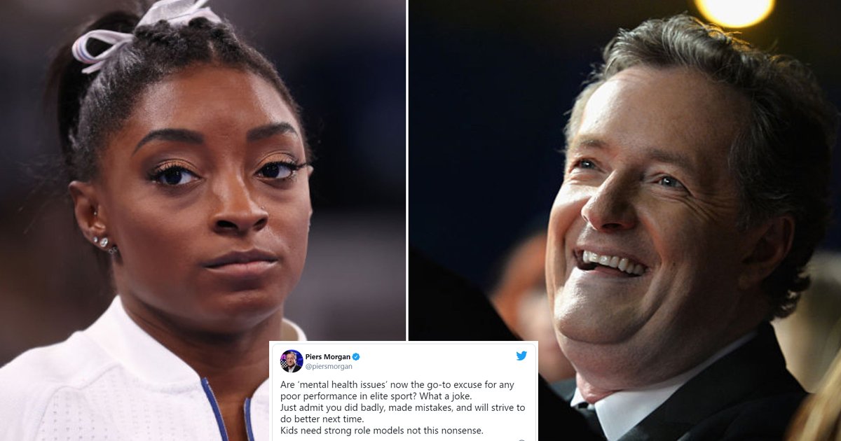 q3 51.jpg?resize=412,275 - "Just Admit You Did Badly & Stop Making Excuses"- Fury As Piers Morgan BLASTS Simone Biles For Olympic Withdrawal