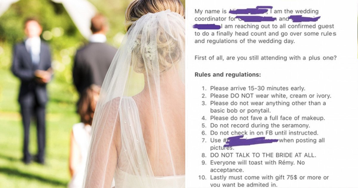 q5 1.jpg?resize=412,275 - "DO NOT Talk To Me At All"- Bride Shares Bizarre Demands For Guests At Wedding