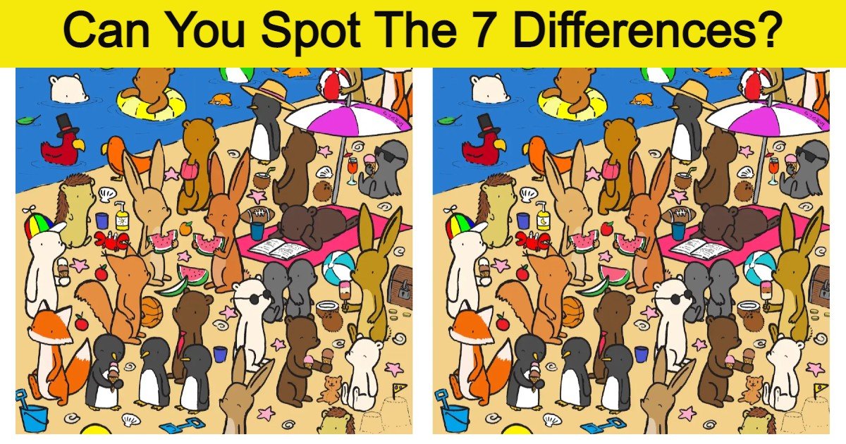 quiz2 thumbnail 1.jpg?resize=1200,630 - Most People Can't Spot The 7 Differences In This Artist’s Images!