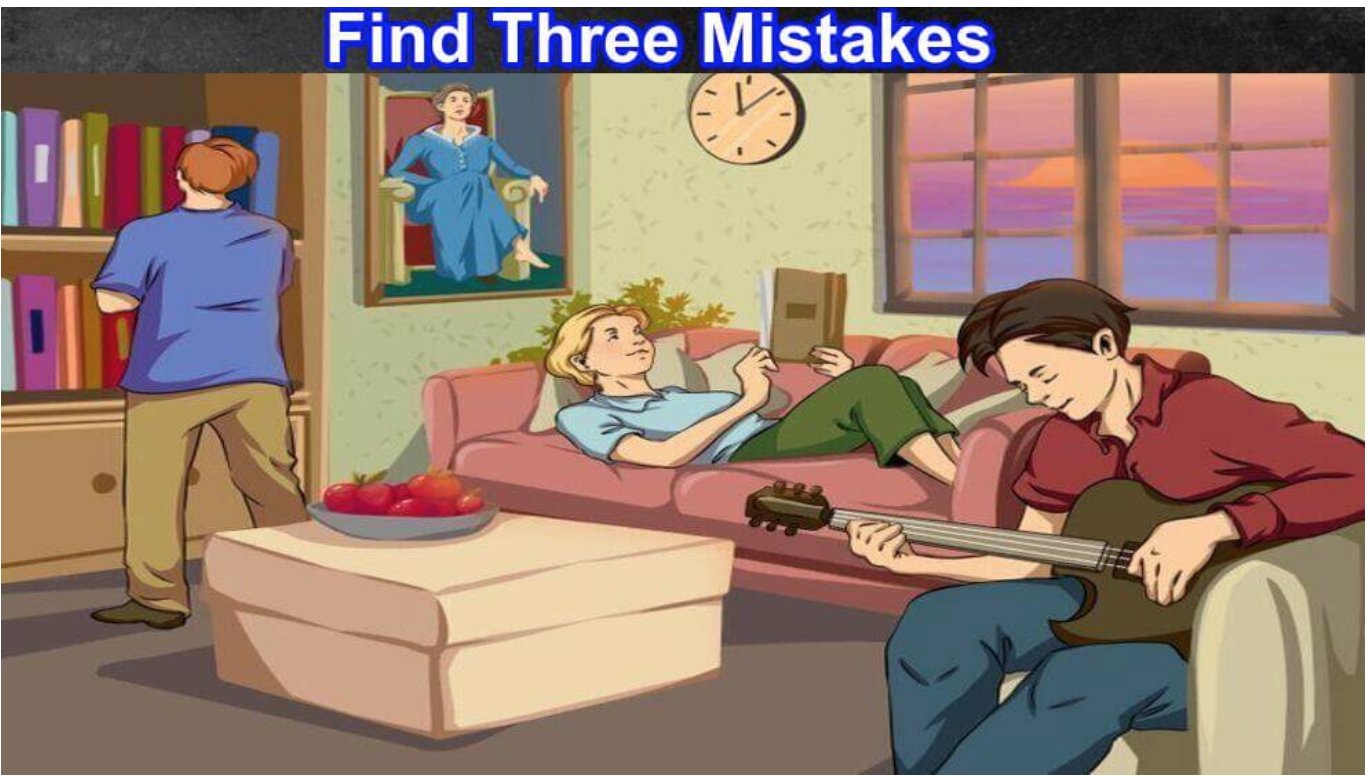 Find mistakes in the picture