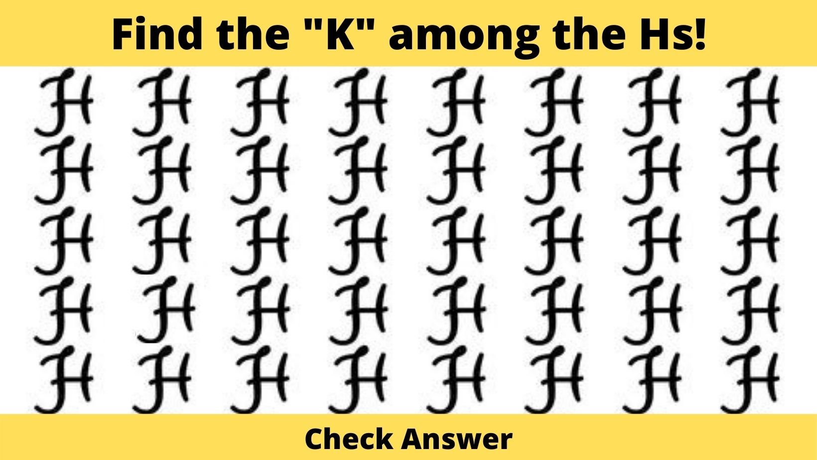 small joys thumbnail 3 3.jpg?resize=1200,630 - Only People With A Sharp Vision Can Find The “K” Among The Hs In 60 Seconds