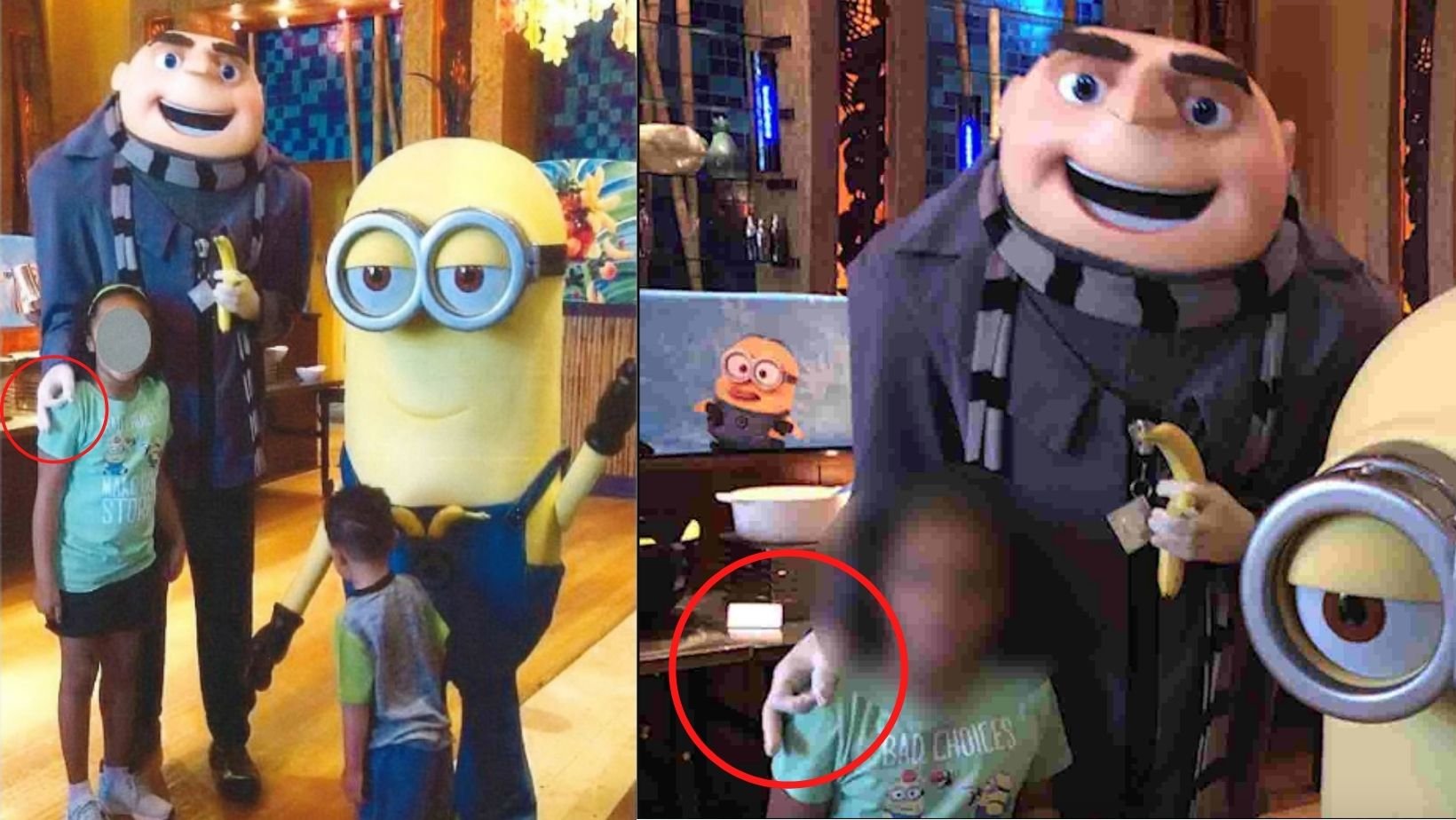 small joys thumbnail 4 2.jpg?resize=412,275 - Universal Orlando Is Sued After 'Gru' Made Supremacist 'OK' Handsign During A Photo-Op With Two Black Kids