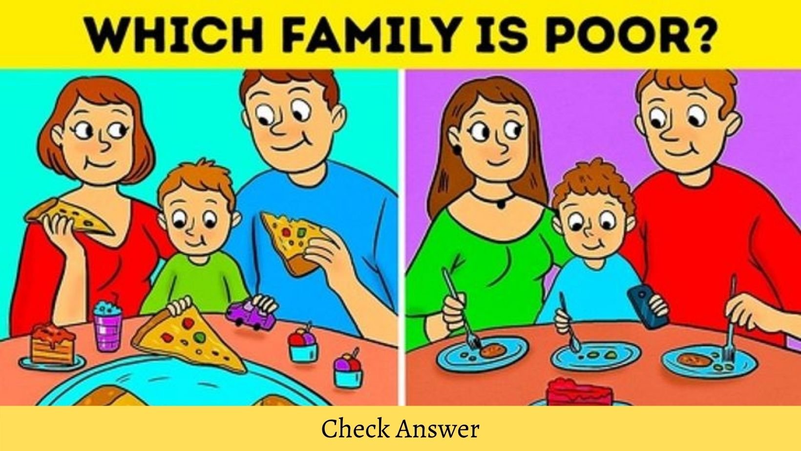 Can You Guess Which Family Is Poor?