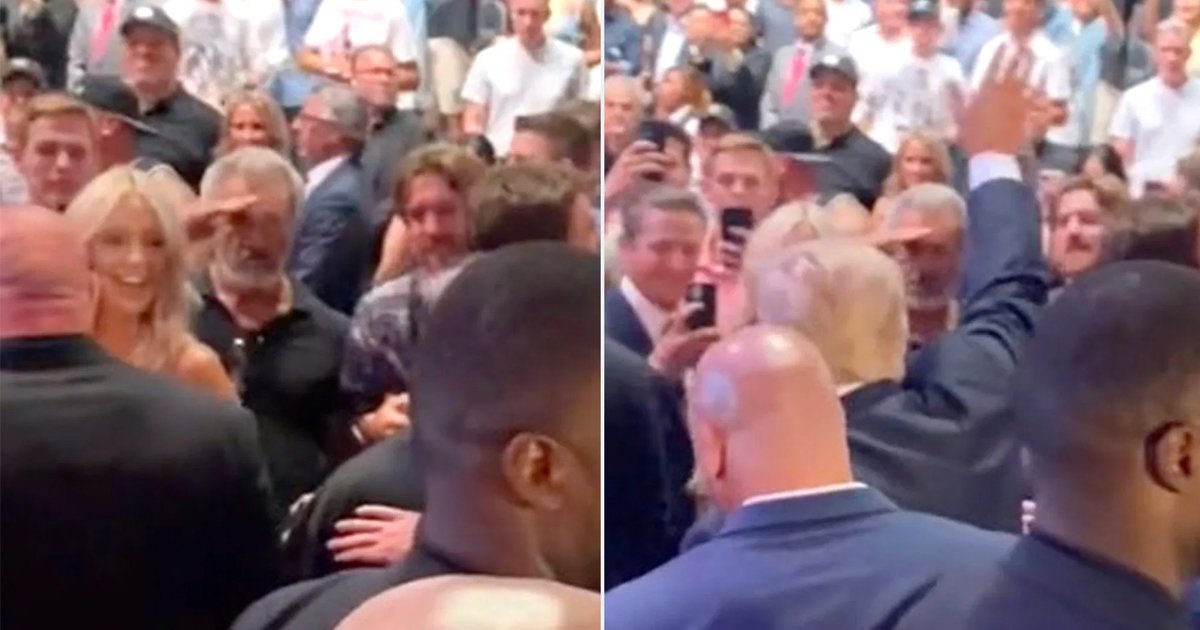 t1 64.jpg?resize=412,232 - "Nazis Salute Other Nazis"- Liberals SLAM Mel Gibson For SALUTING Trump At UFC Match