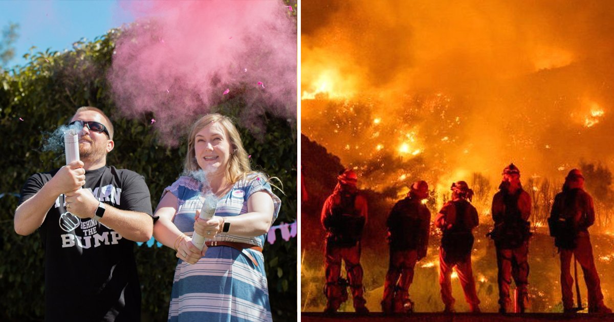 t1 69.jpg?resize=412,232 - Couple Whose Gender Reveal Party Sparked Massive California Wildfire Face Jail