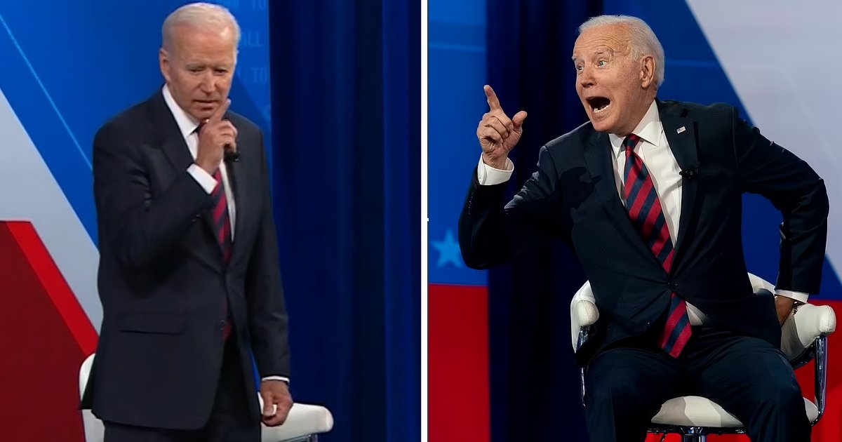 t1 70.jpg?resize=1200,630 - Confused Biden RIDICULED At Town Hall As He Stutters & Stumbles With His Facts