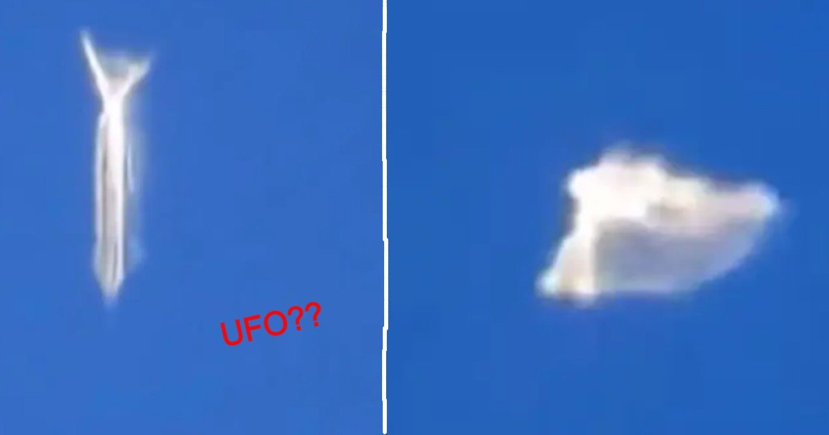 ufo thumbnail 1.jpg?resize=1200,630 - Video: Plane Passenger Catches Footage Of ‘Shape Shifting’ UFO Thousands Of Feet Above Earth
