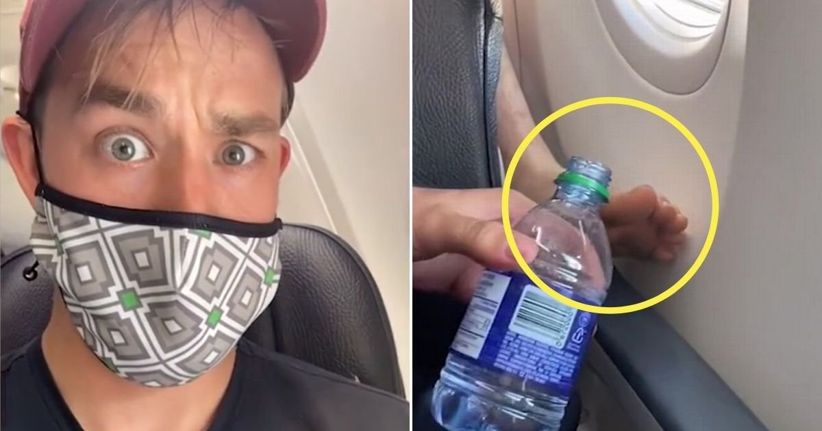 untitled design 6.jpg?resize=412,232 - Man's Reaction To Rude Passenger Who Placed Dirty Foot On His Seat Goes Viral