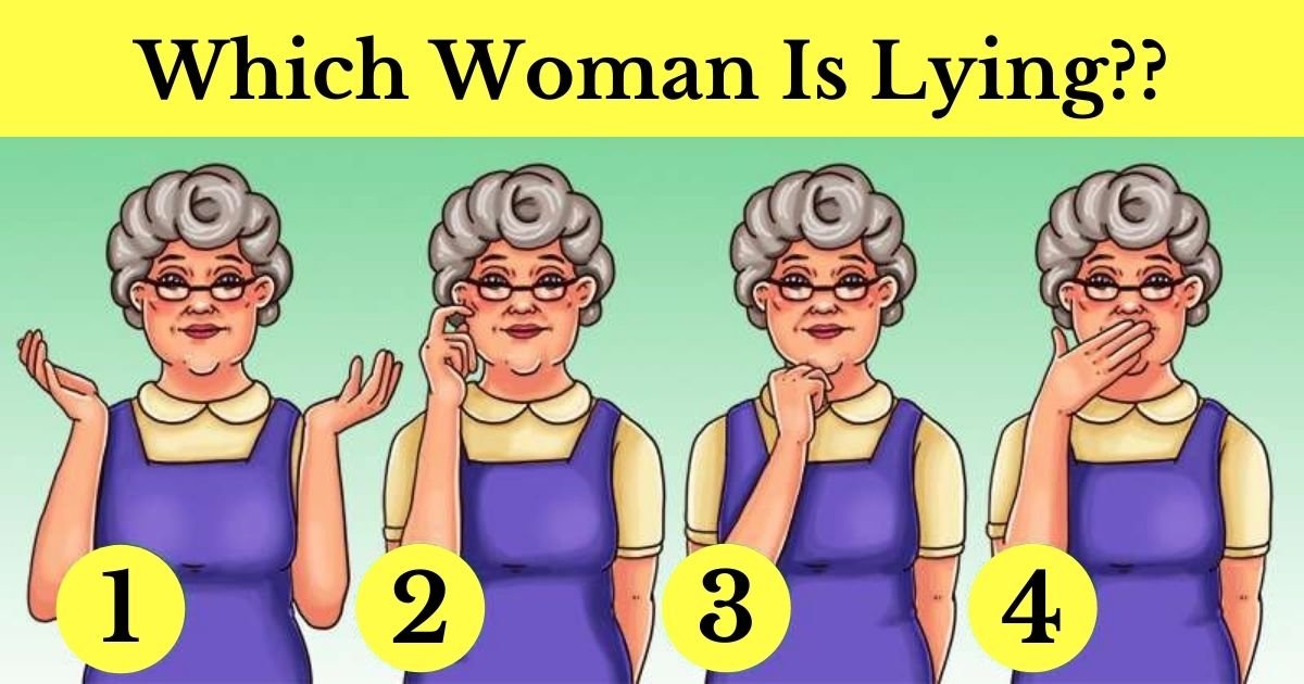 which woman is lying.jpg?resize=412,275 - Can You Tell Which Of These Women Is lying? Take A Closer Look At The Details!